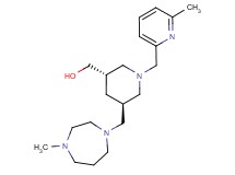 {(3S*,5R*)-5-[(4-methyl-1,4-diazepan-1-yl)methyl]-1-[(6-methylpyridin-2-yl)methyl]piperidin-3-yl}methanol