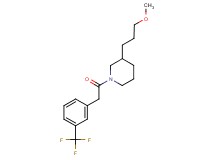 3-(3-methoxypropyl)-1-{[3-(trifluoromethyl)phenyl]acetyl}piperidine
