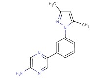 5-[3-(3,5-dimethyl-1H-pyrazol-1-yl)phenyl]-2-pyrazinamine