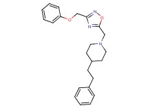 1-{[3-(phenoxymethyl)-1,2,4-oxadiazol-5-yl]methyl}-4-(2-phenylethyl)piperidine