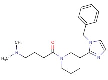 4-[3-(1-benzyl-1H-imidazol-2-yl)-1-piperidinyl]-N,N-dimethyl-4-oxo-1-butanamine