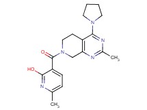 6-methyl-3-{[2-methyl-4-(1-pyrrolidinyl)-5,8-dihydropyrido[3,4-d]pyrimidin-7(6H)-yl]carbonyl}-2-pyridinol
