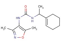 N-(1-cyclohex-1-en-1-ylethyl)-N'-(3,5-dimethylisoxazol-4-yl)urea