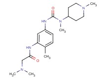 N~2~,N~2~-dimethyl-N~1~-[2-methyl-5-({[methyl(1-methylpiperidin-4-yl)amino]carbonyl}amino)phenyl]glycinamide