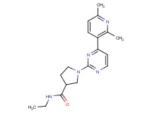 1-[4-(2,6-dimethylpyridin-3-yl)pyrimidin-2-yl]-N-ethylpyrrolidine-3-carboxamide