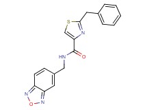 N-(2,1,3-benzoxadiazol-5-ylmethyl)-2-benzyl-1,3-thiazole-4-carboxamide