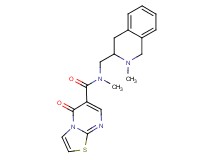 N-methyl-N-[(2-methyl-1,2,3,4-tetrahydro-3-isoquinolinyl)methyl]-5-oxo-5H-[1,3]thiazolo[3,2-a]pyrimidine-6-carboxamide