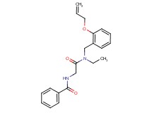 N-{2-[[2-(allyloxy)benzyl](ethyl)amino]-2-oxoethyl}benzamide
