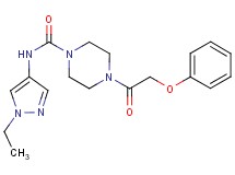 N-(1-ethyl-1H-pyrazol-4-yl)-4-(phenoxyacetyl)piperazine-1-carboxamide