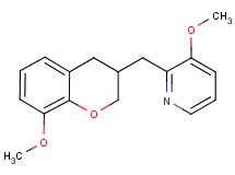 3-methoxy-2-[(8-methoxy-3,4-dihydro-2H-chromen-3-yl)methyl]pyridine
