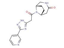 (1S*,6R*)-9-[(3-pyridin-3-yl-1H-1,2,4-triazol-5-yl)acetyl]-3,9-diazabicyclo[4.2.1]nonan-4-one