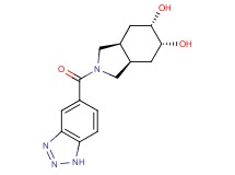 (3aR*,5R*,6S*,7aS*)-2-(1H-1,2,3-benzotriazol-5-ylcarbonyl)octahydro-1H-isoindole-5,6-diol
