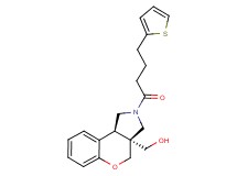 [(3aS*,9bS*)-2-[4-(2-thienyl)butanoyl]-1,2,3,9b-tetrahydrochromeno[3,4-c]pyrrol-3a(4H)-yl]methanol