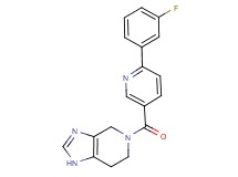 5-{[6-(3-fluorophenyl)pyridin-3-yl]carbonyl}-4,5,6,7-tetrahydro-1H-imidazo[4,5-c]pyridine