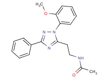 N-{2-[1-(2-methoxyphenyl)-3-phenyl-1H-1,2,4-triazol-5-yl]ethyl}acetamide