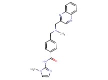 N-(1-methyl-1H-imidazol-2-yl)-4-{[methyl(quinoxalin-2-ylmethyl)amino]methyl}benzamide