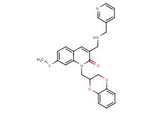 1-(2,3-dihydro-1,4-benzodioxin-2-ylmethyl)-7-(methylthio)-3-{[(3-pyridinylmethyl)amino]methyl}-2(1H)-quinolinone