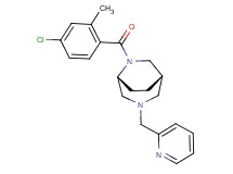 (1S*,5R*)-6-(4-chloro-2-methylbenzoyl)-3-(2-pyridinylmethyl)-3,6-diazabicyclo[3.2.2]nonane