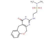 N,N-dimethyl-2-[(4-oxo-3,4,5,11-tetrahydro[1]benzoxepino[3,4-d]pyrimidin-2-yl)amino]ethanesulfonamide
