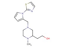 2-(1-methyl-4-{[1-(1,3-thiazol-2-yl)-1H-pyrrol-2-yl]methyl}-2-piperazinyl)ethanol