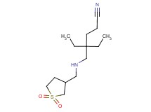 4-({[(1,1-dioxidotetrahydro-3-thienyl)methyl]amino}methyl)-4-ethylhexanenitrile