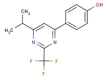 4-[6-isopropyl-2-(trifluoromethyl)pyrimidin-4-yl]phenol