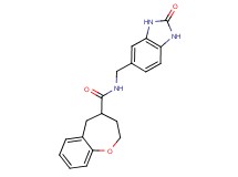 N-[(2-oxo-2,3-dihydro-1H-benzimidazol-5-yl)methyl]-2,3,4,5-tetrahydro-1-benzoxepine-4-carboxamide