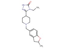 4-ethyl-5-{1-[(2-methyl-2,3-dihydro-1-benzofuran-5-yl)methyl]piperidin-4-yl}-2,4-dihydro-3H-1,2,4-triazol-3-one