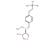 (3R*,4S*)-4-{ethyl[4-(3-hydroxy-3-methylbutyl)benzyl]amino}tetrahydro-3-furanol