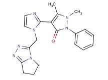 4-[1-(6,7-dihydro-5H-pyrrolo[2,1-c][1,2,4]triazol-3-ylmethyl)-1H-imidazol-2-yl]-1,5-dimethyl-2-phenyl-1,2-dihydro-3H-pyrazol-3-one