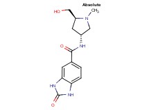 N-[(3R,5S)-5-(hydroxymethyl)-1-methylpyrrolidin-3-yl]-2-oxo-2,3-dihydro-1H-benzimidazole-5-carboxamide