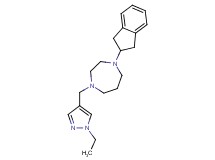1-(2,3-dihydro-1H-inden-2-yl)-4-[(1-ethyl-1H-pyrazol-4-yl)methyl]-1,4-diazepane