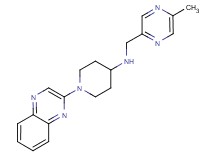 N-[(5-methylpyrazin-2-yl)methyl]-1-quinoxalin-2-ylpiperidin-4-amine