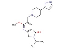 6-isopropyl-2-methoxy-3-{[4-(1H-pyrazol-3-yl)piperidin-1-yl]methyl}-6,7-dihydro-5H-pyrrolo[3,4-b]pyridin-5-one