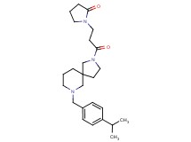 1-{3-[7-(4-isopropylbenzyl)-2,7-diazaspiro[4.5]dec-2-yl]-3-oxopropyl}-2-pyrrolidinone