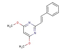 4,6-dimethoxy-2-[(E)-2-phenylvinyl]pyrimidine