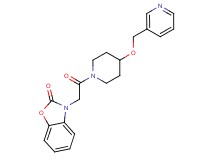 3-{2-oxo-2-[4-(3-pyridinylmethoxy)-1-piperidinyl]ethyl}-1,3-benzoxazol-2(3H)-one