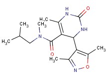 4-(3,5-dimethylisoxazol-4-yl)-N-isobutyl-N,6-dimethyl-2-oxo-1,2,3,4-tetrahydropyrimidine-5-carboxamide
