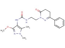 N-(3-methoxy-1,5-dimethyl-1H-pyrazol-4-yl)-N'-[2-(6-oxo-3-phenyl-5,6-dihydropyridazin-1(4H)-yl)ethyl]urea