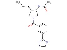 N-{(3S*,4R*)-1-[3-(1H-imidazol-2-yl)benzoyl]-4-propylpyrrolidin-3-yl}acetamide