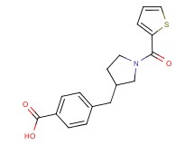 4-{[1-(2-thienylcarbonyl)pyrrolidin-3-yl]methyl}benzoic acid