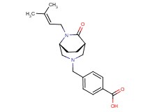 4-{[(1S*,5R*)-6-(3-methyl-2-buten-1-yl)-7-oxo-3,6-diazabicyclo[3.2.2]non-3-yl]methyl}benzoic acid