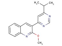 3-(6-isopropylpyrimidin-4-yl)-2-methoxyquinoline