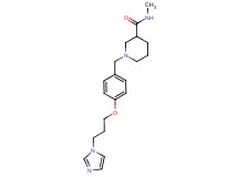 1-{4-[3-(1H-imidazol-1-yl)propoxy]benzyl}-N-methylpiperidine-3-carboxamide