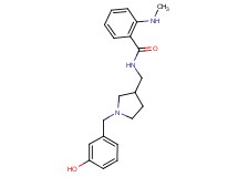 N-{[1-(3-hydroxybenzyl)pyrrolidin-3-yl]methyl}-2-(methylamino)benzamide