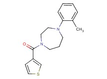 1-(2-methylphenyl)-4-(3-thienylcarbonyl)-1,4-diazepane