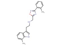 2-(7-methyl-1H-indol-3-yl)-N-{[3-(2-methylphenyl)-1,2,4-oxadiazol-5-yl]methyl}ethanamine