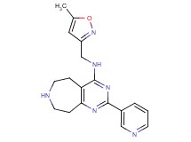 N-[(5-methyl-3-isoxazolyl)methyl]-2-(3-pyridinyl)-6,7,8,9-tetrahydro-5H-pyrimido[4,5-d]azepin-4-amine hydrochloride