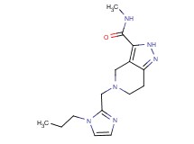 N-methyl-5-[(1-propyl-1H-imidazol-2-yl)methyl]-4,5,6,7-tetrahydro-2H-pyrazolo[4,3-c]pyridine-3-carboxamide
