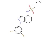 N-[1-(3,5-difluorophenyl)-4,5,6,7-tetrahydro-1H-indazol-4-yl]propane-1-sulfonamide